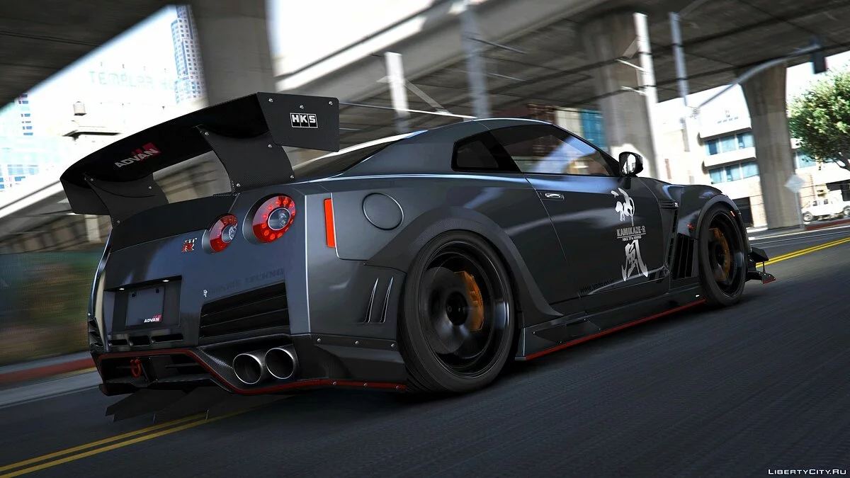 Nissan GTR (R35) [Varis|Wald|C-West|TopSecret] [Add-On] V1.3 / GTA 5