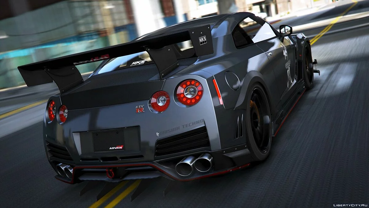 Nissan GTR (R35) [Varis|Wald|C-West|TopSecret] [Add-On] V1.3 / GTA 5