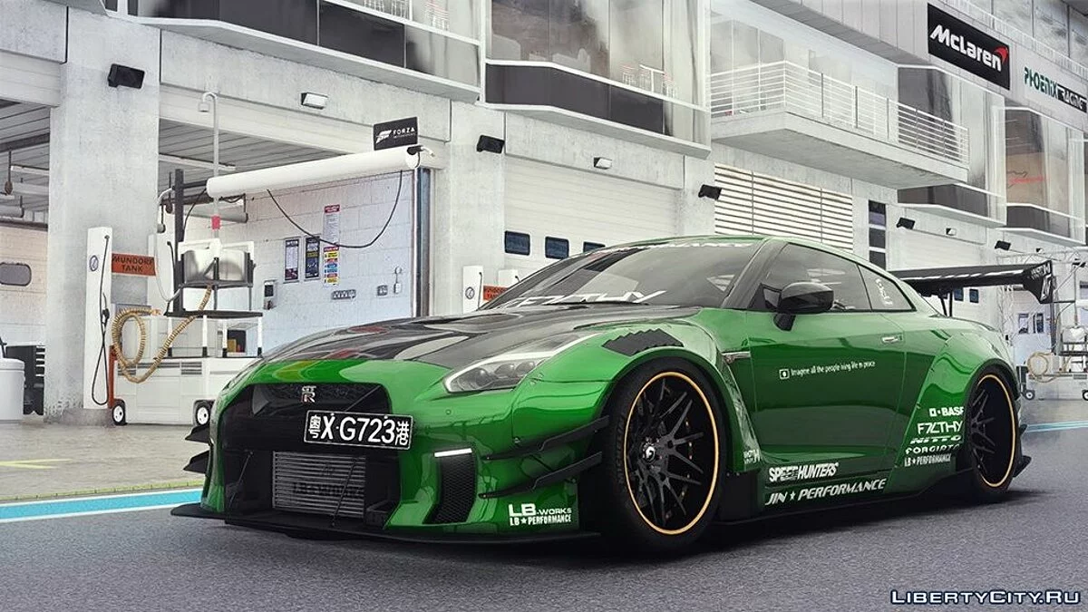 2019 Nissan GT-R Liberty walk LB Performance (The second generation) [Add-On] / GTA 5