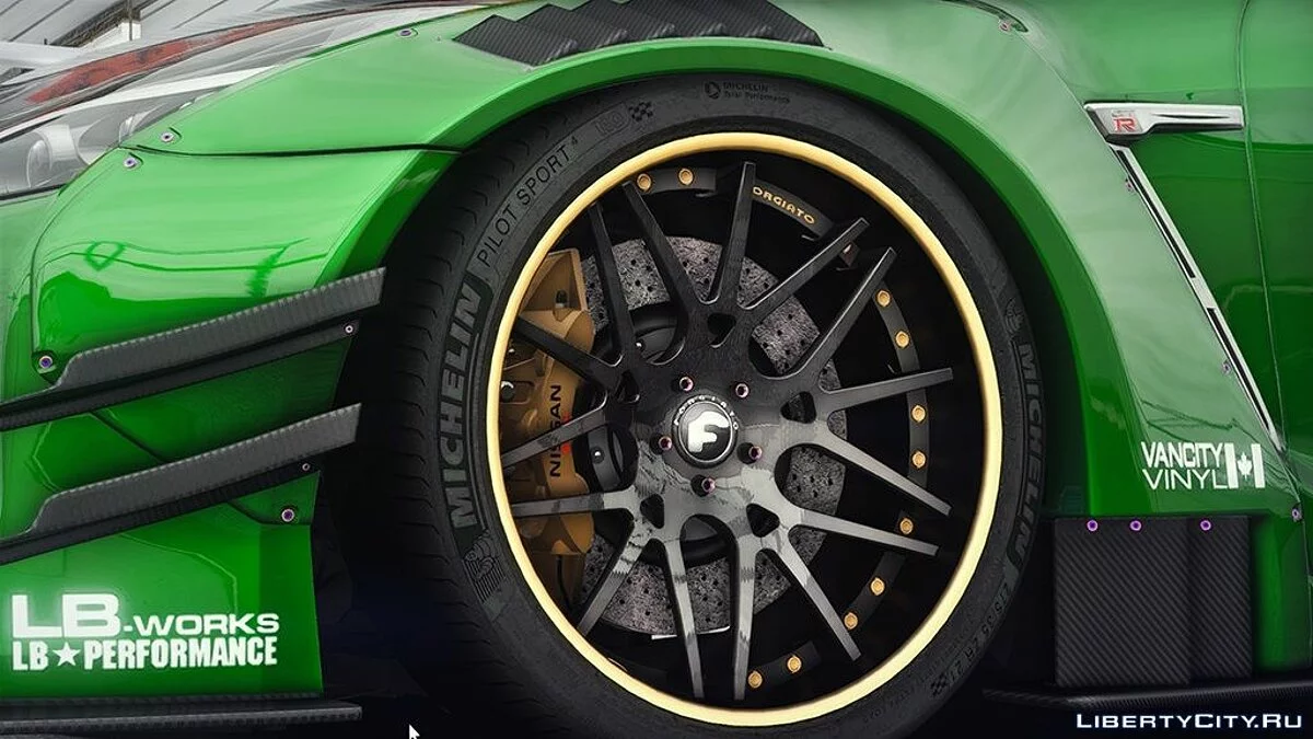 2019 Nissan GT-R Liberty walk LB Performance (The second generation) [Add-On] / GTA 5