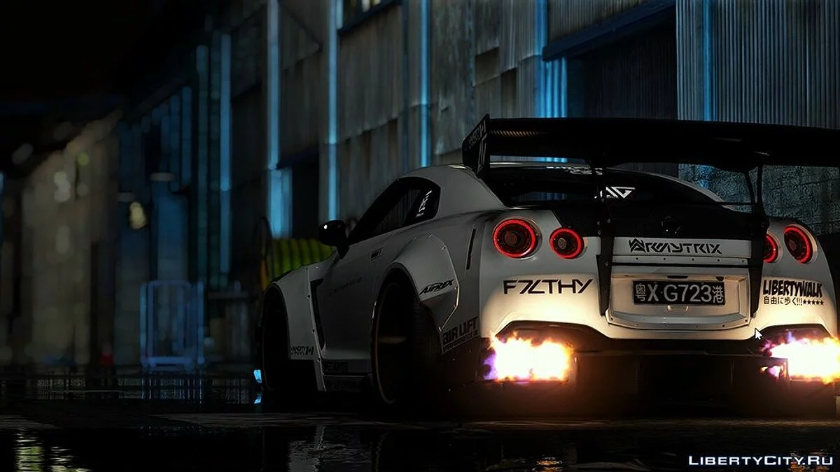 2019 Nissan GT-R Liberty walk LB Performance (The second generation) [Add-On] / GTA 5