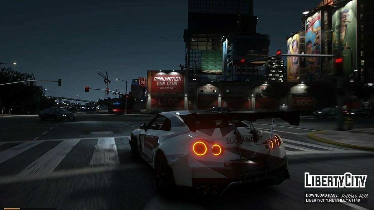 Скачать 2017 Nissan GT-R R35 Premium для GTA 5