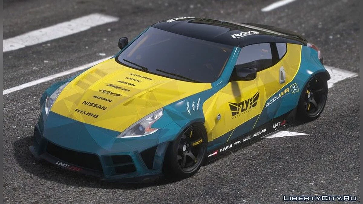 Nissan 370z Fly1 Motorsports Niko Edition Widebody v1.0 / GTA 5