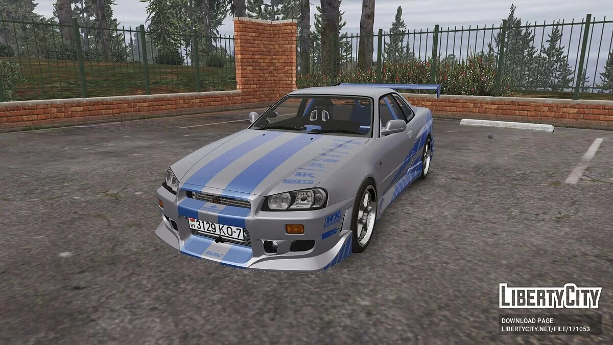 Nissan Skyline GTR R34 / GTA 5