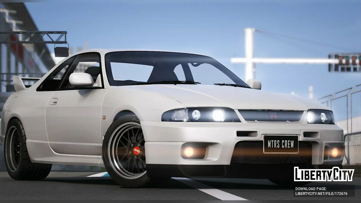 1995 Nissan Skyline GT-R R33 V-Spec v1.6b / GTA 5