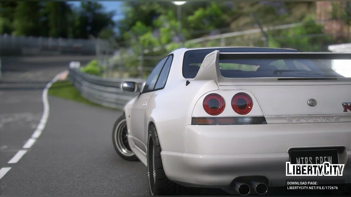 1995 Nissan Skyline GT-R R33 V-Spec v1.6b / GTA 5