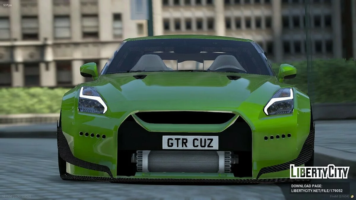 2017 Nissan GTR R35 v1.0 / GTA 5