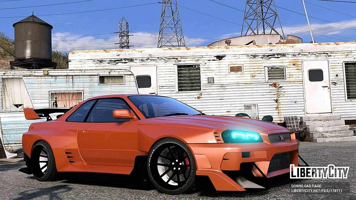 Nissan GT-R R34 Bodykit Hycade / GTA 5