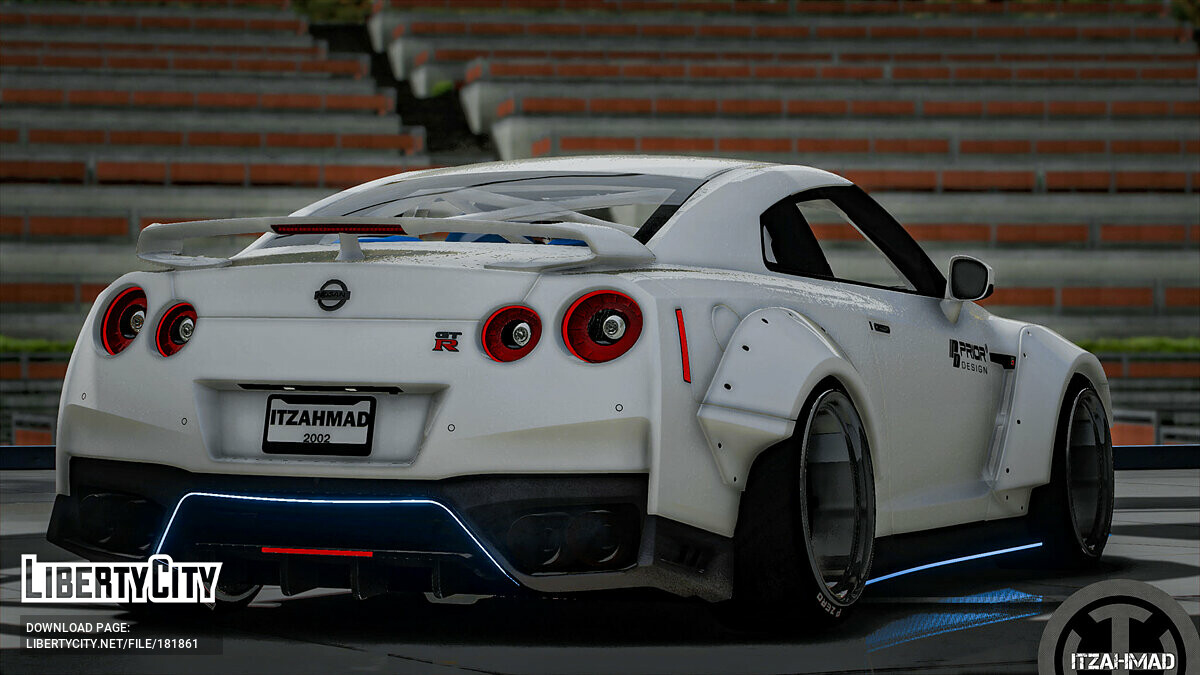 Скачать Nissan GT-R R35 Prior Design для GTA 5