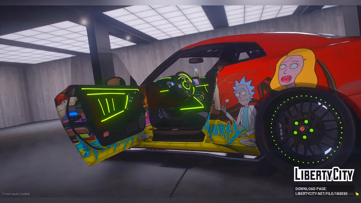 Nissan GTR R35 Morty Edition / GTA 5