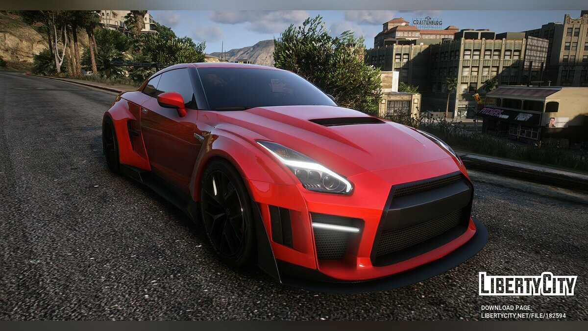 Скачать Nissan GTR R35 Robot Craftsman для GTA 5