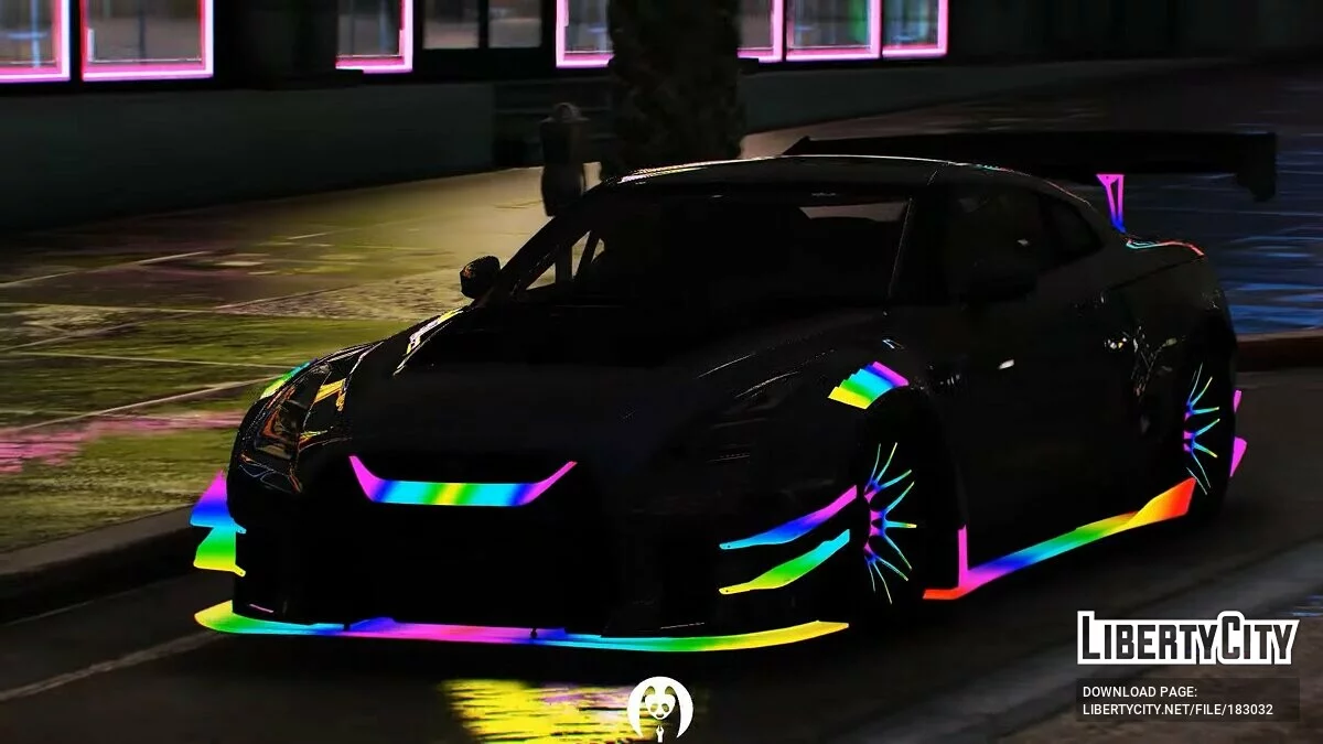 Nissan GTR RGB LIGHTS EDITION / GTA 5