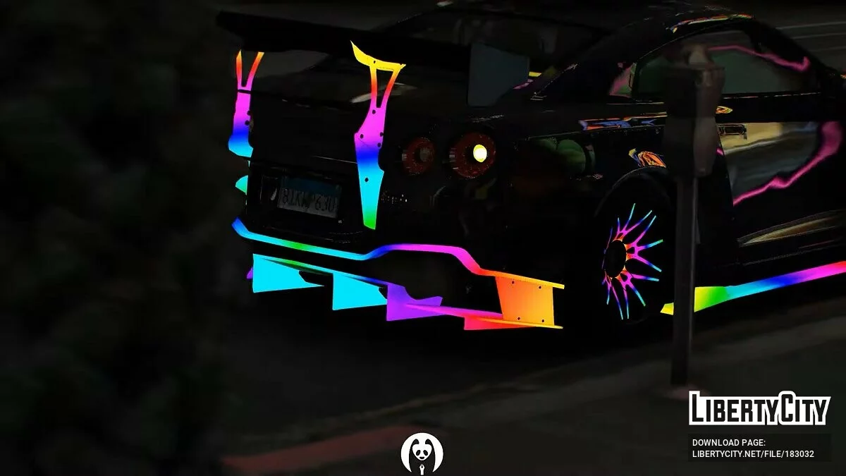 Nissan GTR RGB LIGHTS EDITION / GTA 5