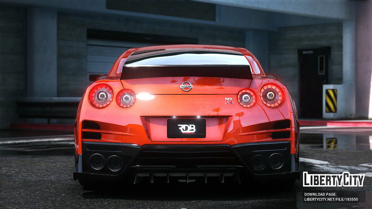 Nissan GT-R R35 Custom Top Secret 1000HP / GTA 5