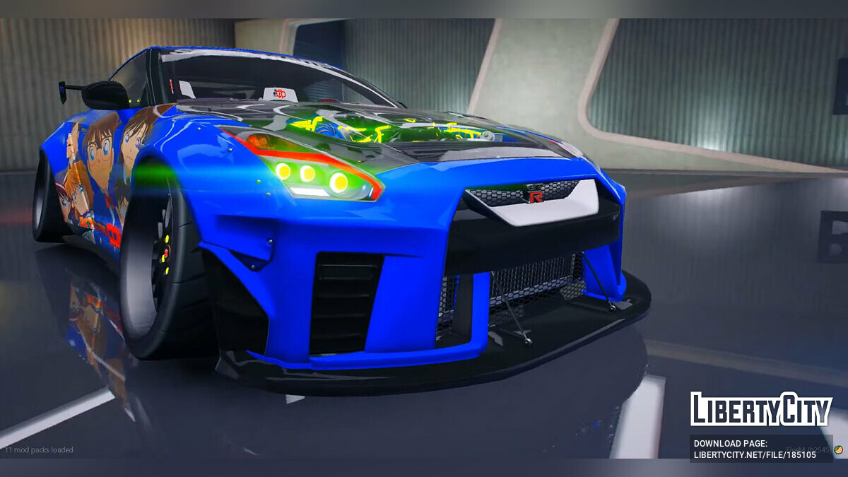 Скачать Nissan GTR R35 Conan для GTA 5