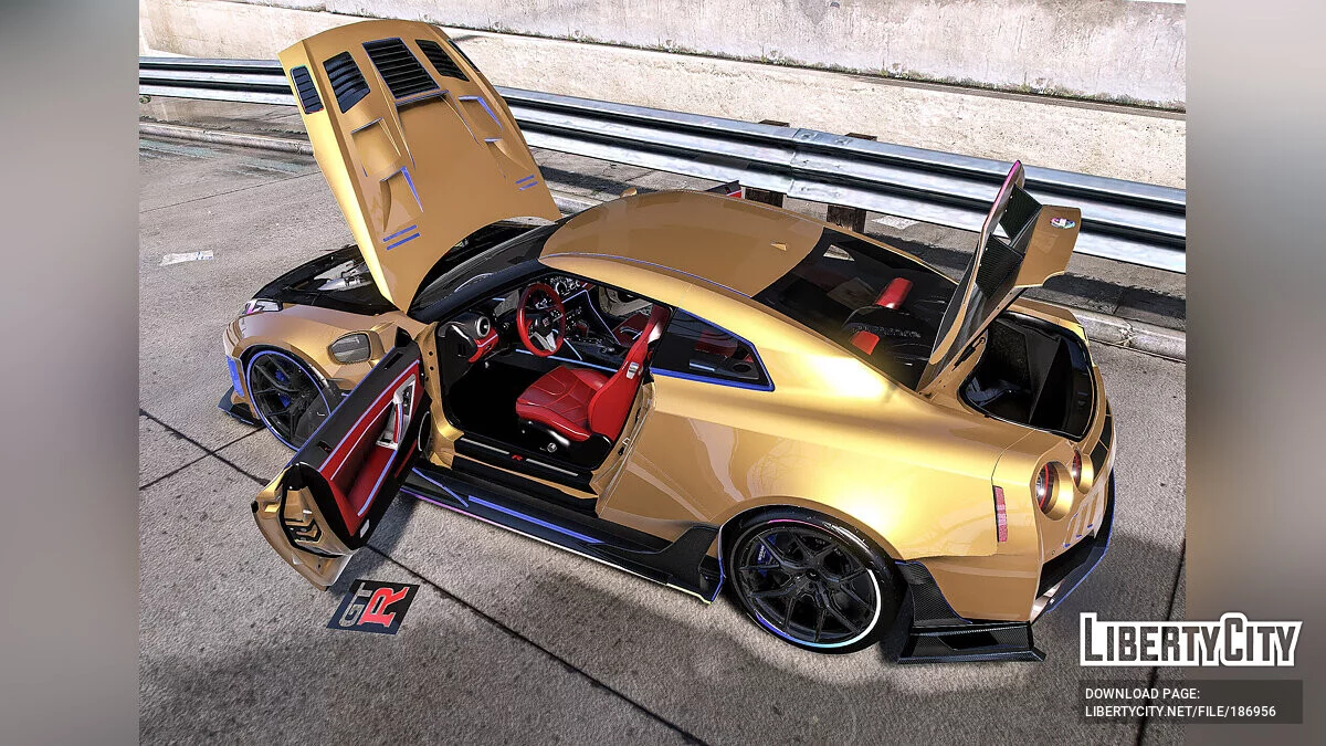 Nissan GTR R35 Krem Custom / GTA 5