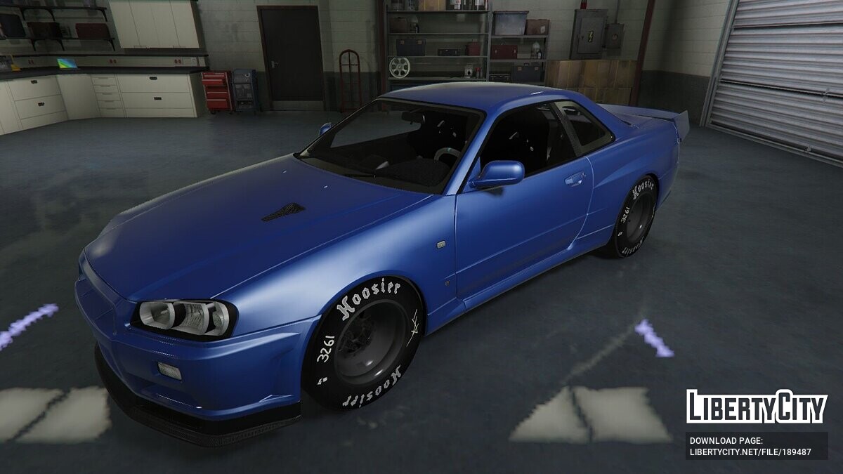 Скачать Nissan Skyline R34 Drag для GTA 5