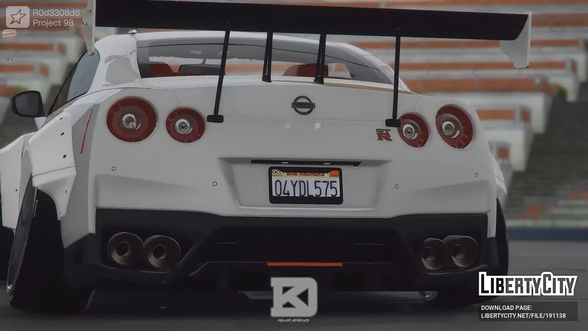Nissan GTR R35 Animted Colorful Edition / GTA 5