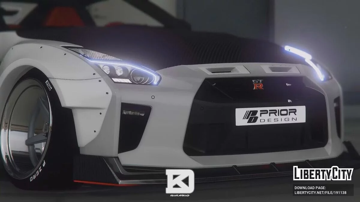 Nissan GTR R35 Animted Colorful Edition / GTA 5