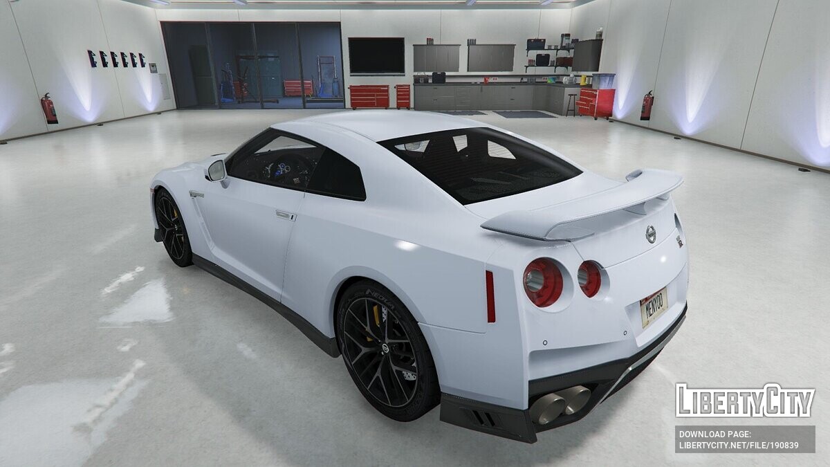 Скачать Nissan GTR R35 для GTA 5