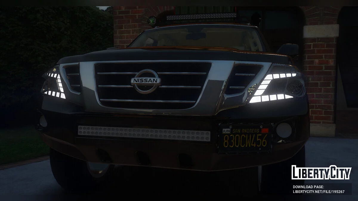 Nissan Patrol Platinum 2014 off road / GTA 5