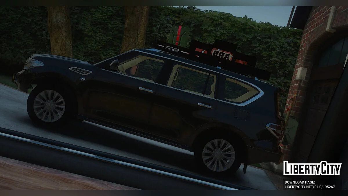 Nissan Patrol Platinum 2014 off road / GTA 5