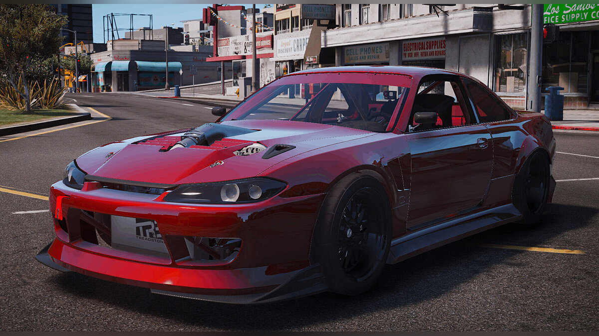 Скачать Nissan S14.5 Drift v1.1 для GTA 5