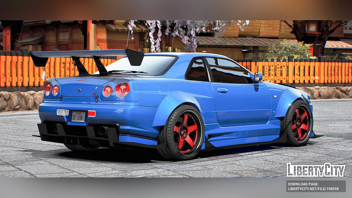 Nissan R34 Widebody / GTA 5
