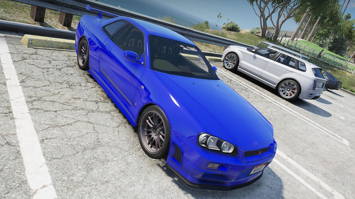 Скачать Nissan Skyline GT-R R34 для GTA 5