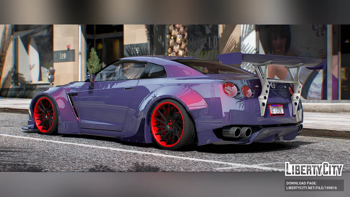 Nissan GTR Widebody Mega / GTA 5