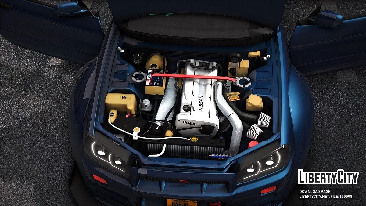 Nissan Skyline WideBody R34 / GTA 5