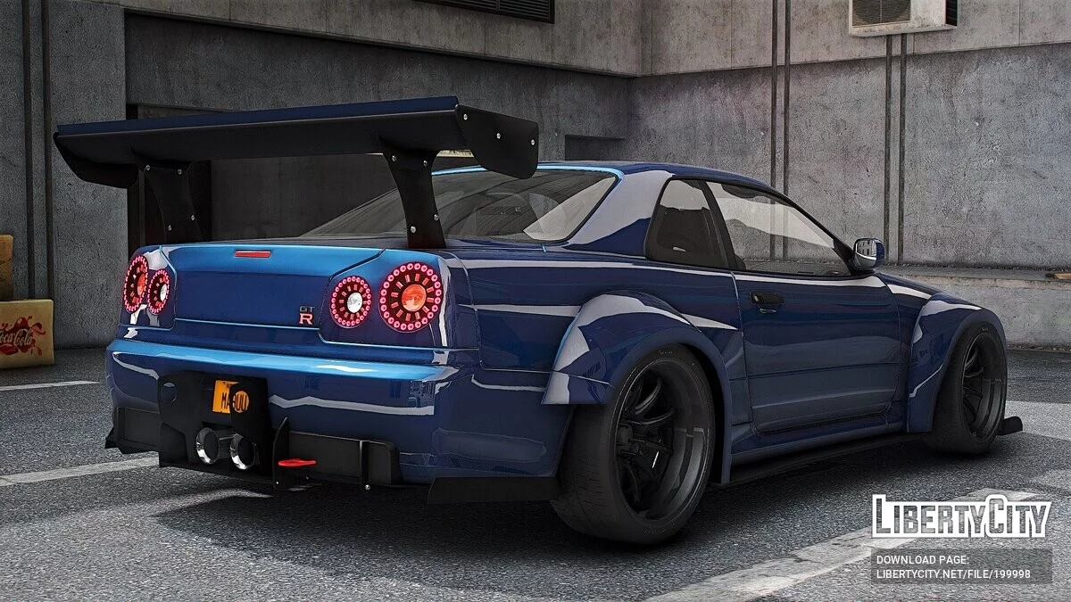 Nissan Skyline WideBody R34 / GTA 5