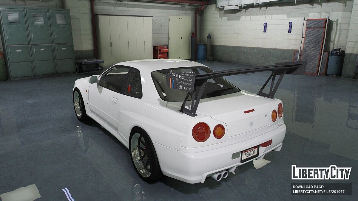 Скачать Nissan Skyline R34 для GTA 5