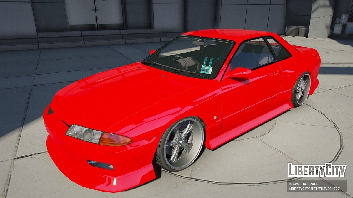 Скачать 1993 Nissan Skyline GT-R R32 v1.1 для GTA 5