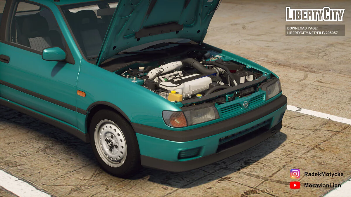 Nissan Sunny Pulsar (GTI-R low trim 2 in 1 pack) v1.1 / GTA 5