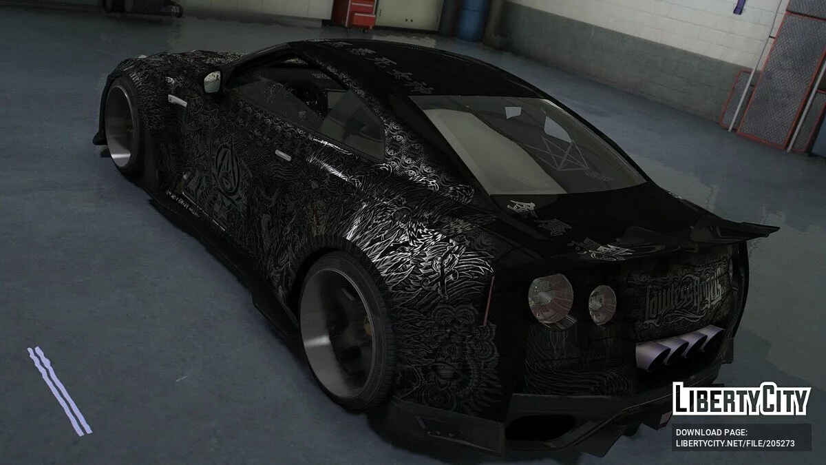 Nissan GT-R35 Chrome Body / GTA 5