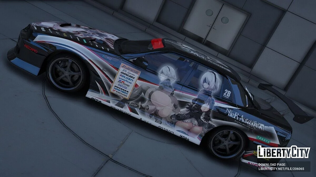 Nissan Skyline ER34 Neir Automata 2B / GTA 5