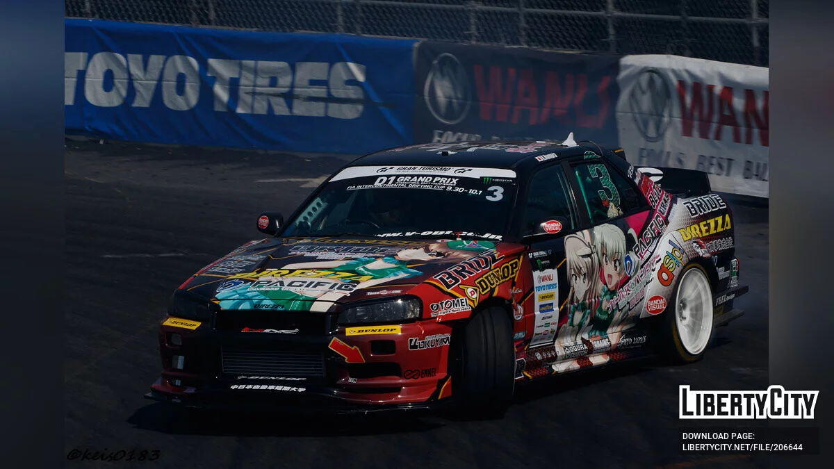 NISSAN ER34 D1 Grand Prix Girls and Panzer / GTA 5