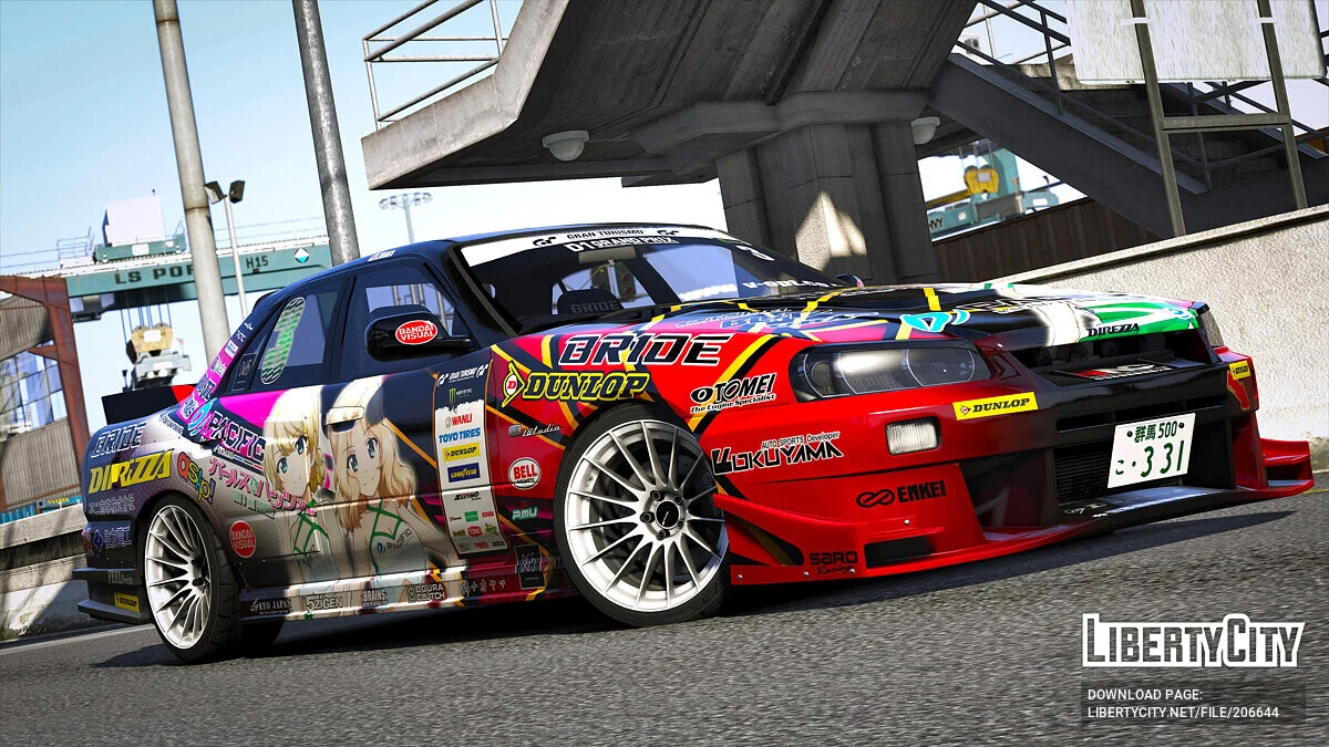 NISSAN ER34 D1 Grand Prix Girls and Panzer / GTA 5