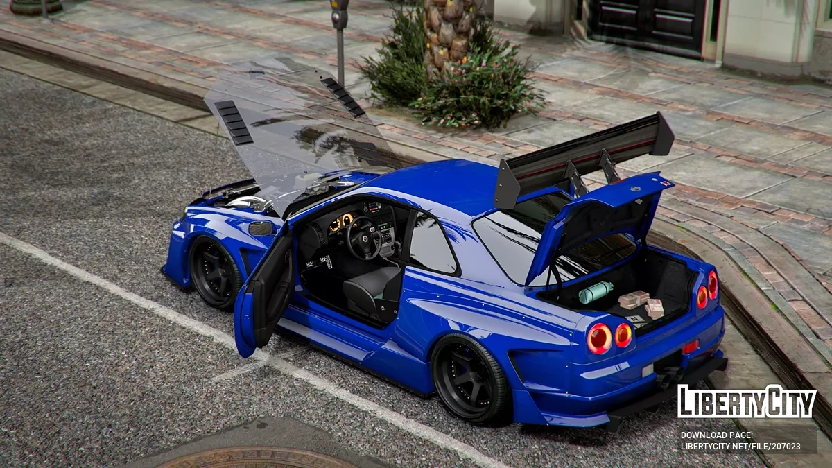 Nissan Skyline R34 Widebody / GTA 5