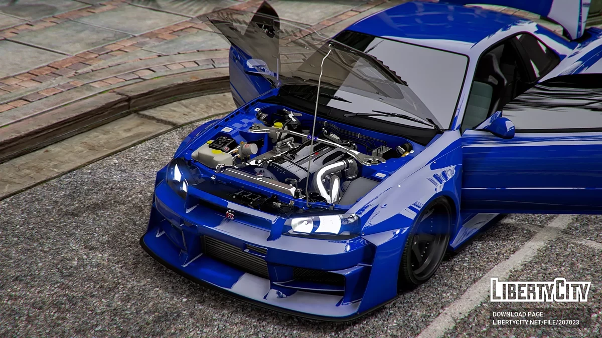 Nissan Skyline R34 Widebody / GTA 5