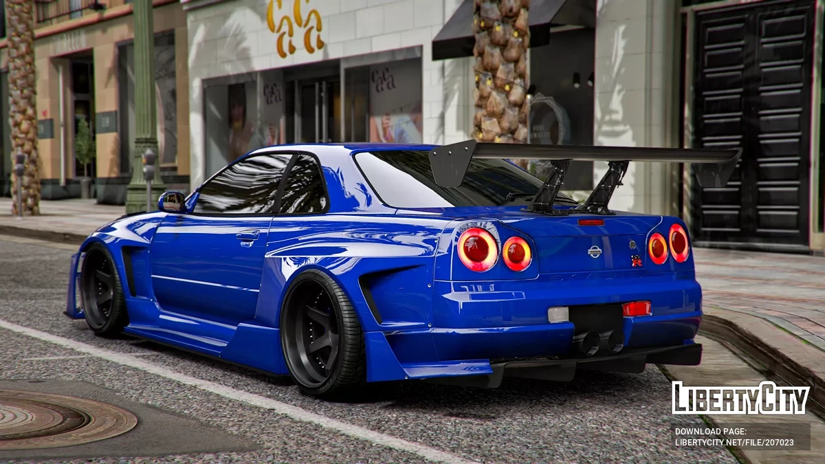 Nissan Skyline R34 Widebody / GTA 5