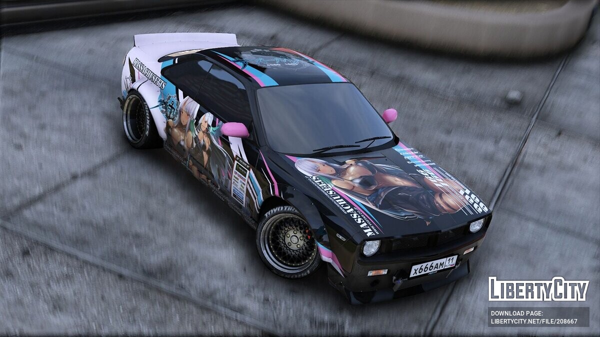 Скачать 1997 Nissan Silvia S14 Boss Rocket Bunny для GTA 5