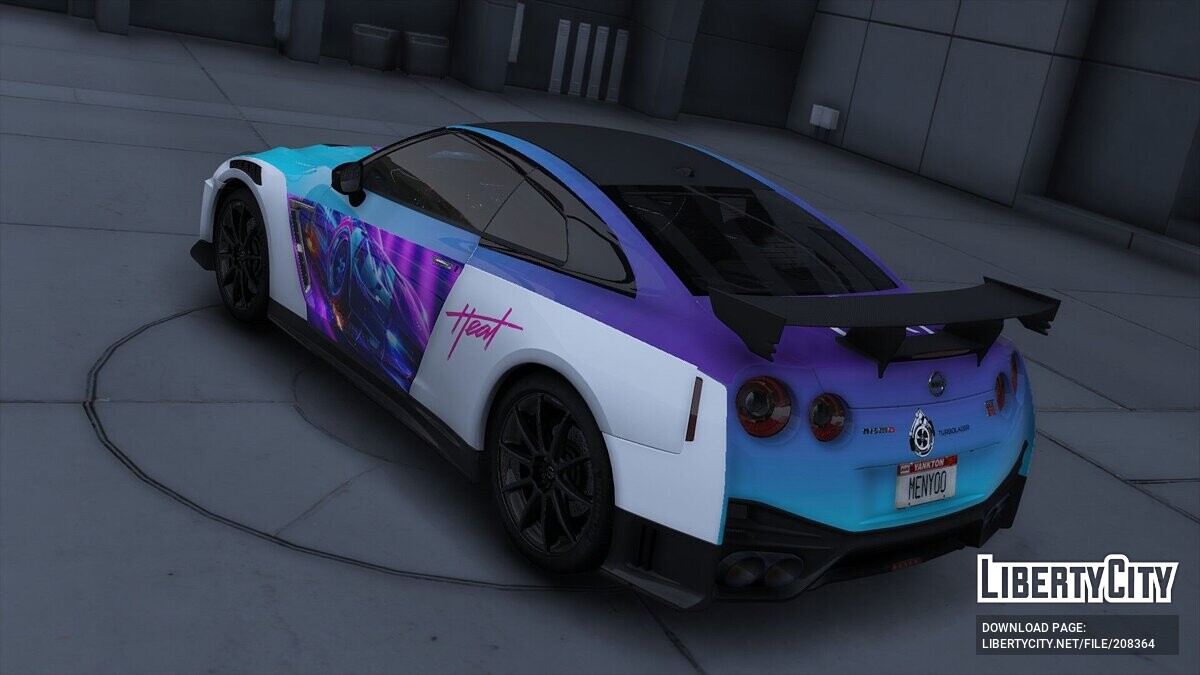 Скачать 2020 Nissan GT-R NISMO Need for Speed: Heat для GTA 5