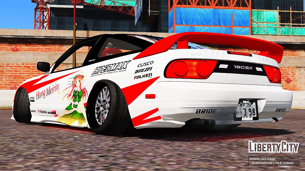 Nissan 180sx Itasha Hong Meirin / GTA 5