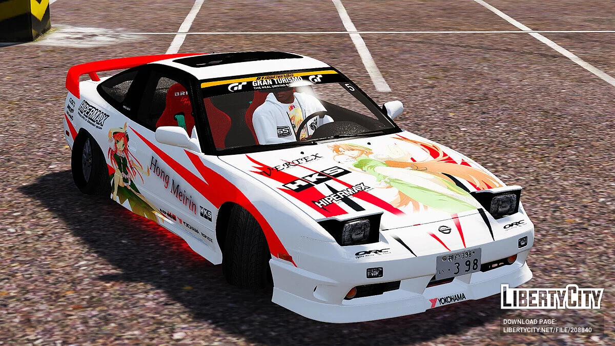 Nissan 180sx Itasha Hong Meirin / GTA 5