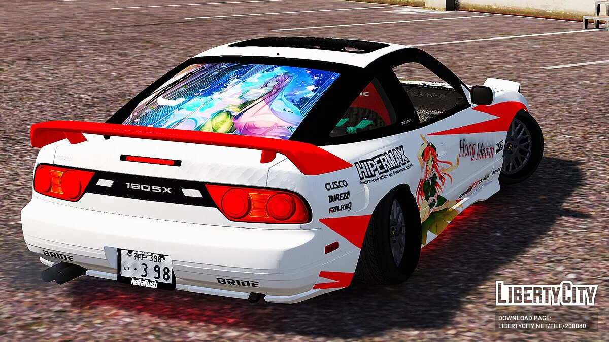 Nissan 180sx Itasha Hong Meirin / GTA 5