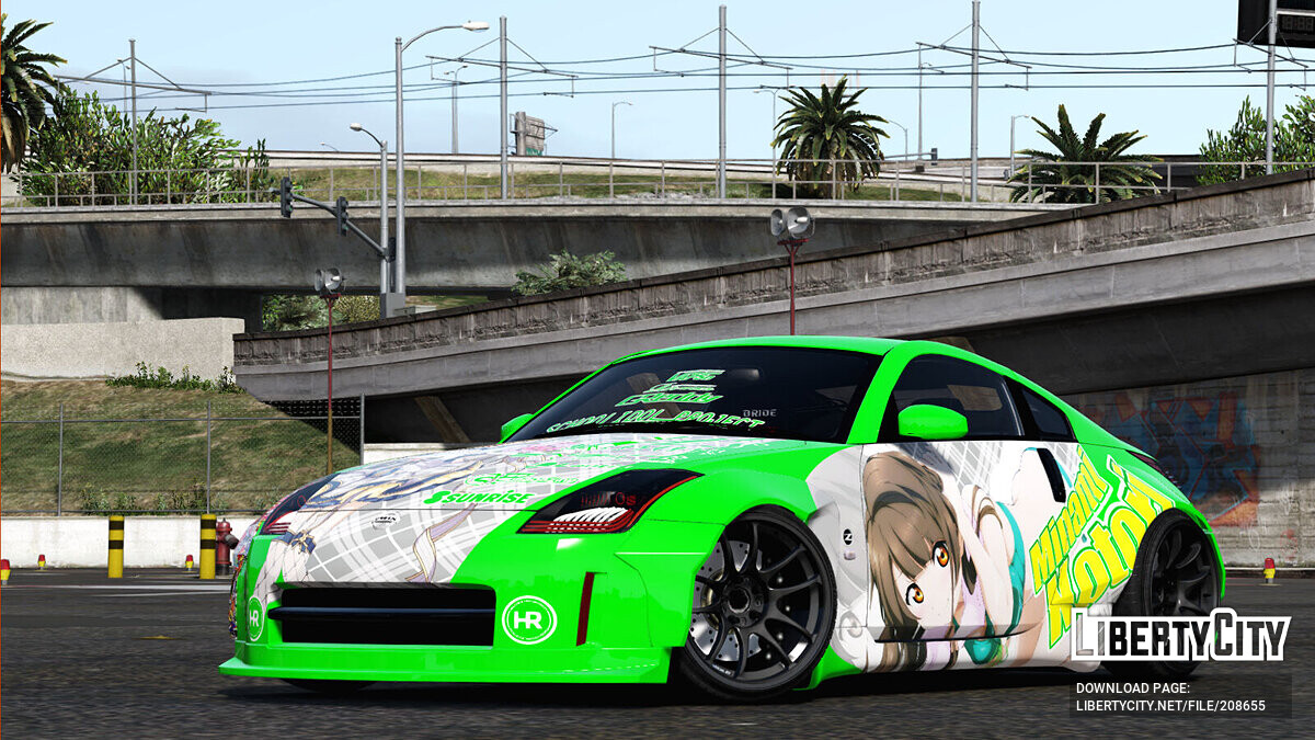 Скачать Nissan 350z LOVE LIVE! для GTA 5