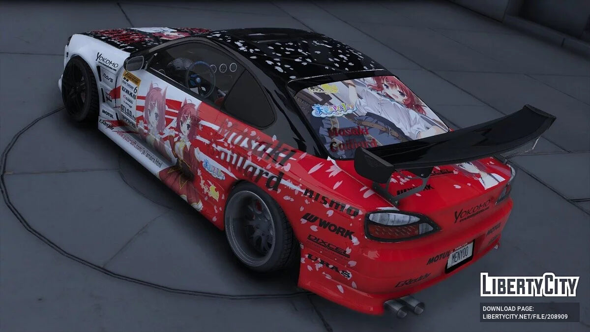 Nissan Silvia S15 Itasha Masaki Gaillard / GTA 5
