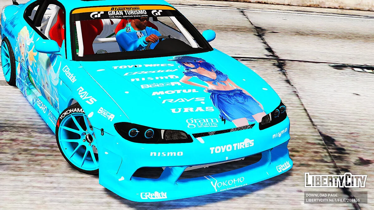 Nissan Silvia S15 Itasha / GTA 5